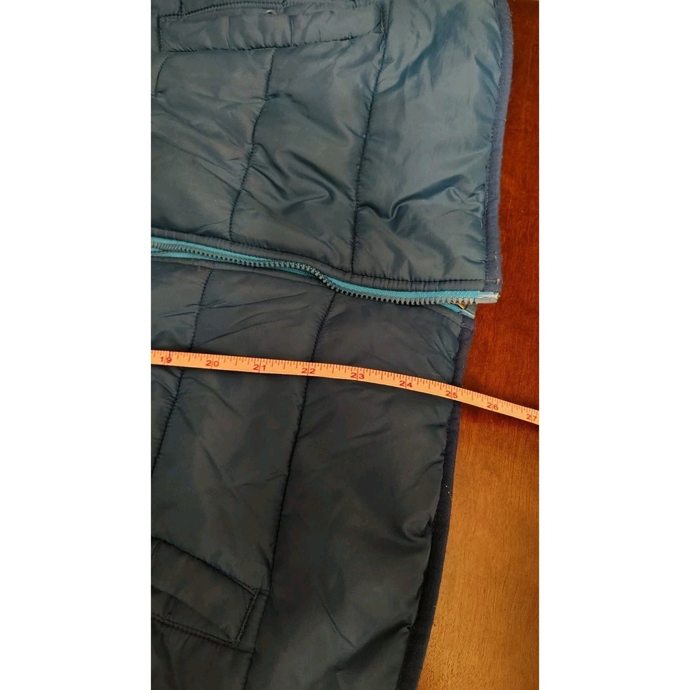 UNDER ARMOUR Boys Winter Jacket Reversible Blue Fleece Storm - Picture 5 of 7